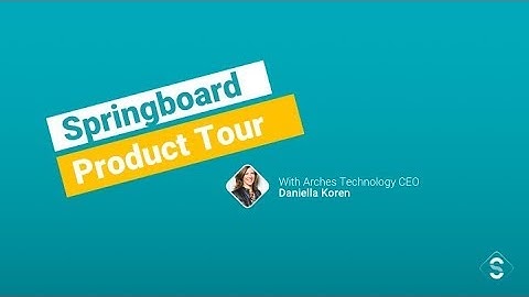 Springboard Product Tour