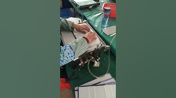 Leather folding machine