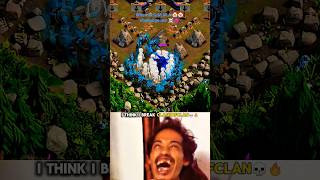 When M.O.M.M.A 🤡🤡  challenge me ☠️😈 #clashofclans #coc #cocshorts #funny #shorts