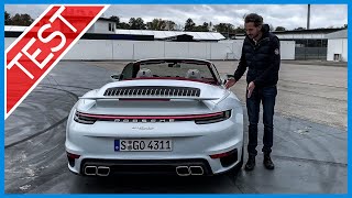 Porsche 911 Turbo Cabriolet (992) Test! Sound, Verbreiterung, WET-Mode, Technik, Preis