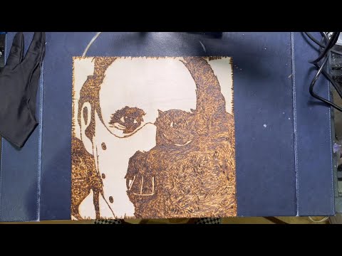 Hannibal Lecter Wood Burn