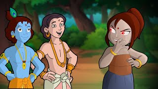 Krishna aur Balram  Witch is Back to Take Revenge | Hindi Cartoons for Kids