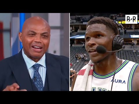 Anthony Edwards Tells Chuck 'Bring Ya Ass' to Minnesota After Wolves Advance to WCF