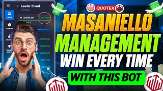 Quotex Auto Trading Bot Masaniello Strategy | Best Money Management For Binary Options Trading