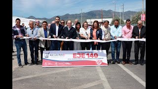 Rehabilitación integral del eje 140 | Gobierno Municipal de San Luis Potosí