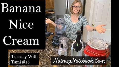 How To Make Banana Nice Cream!  Using the Champion Juicer, Yonanas or Cusinart.