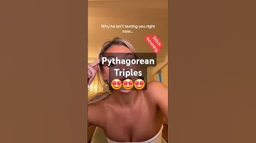 Pythagorean triples 🤩🤩🤩 #math #pythagoreantheorem #numbertheory