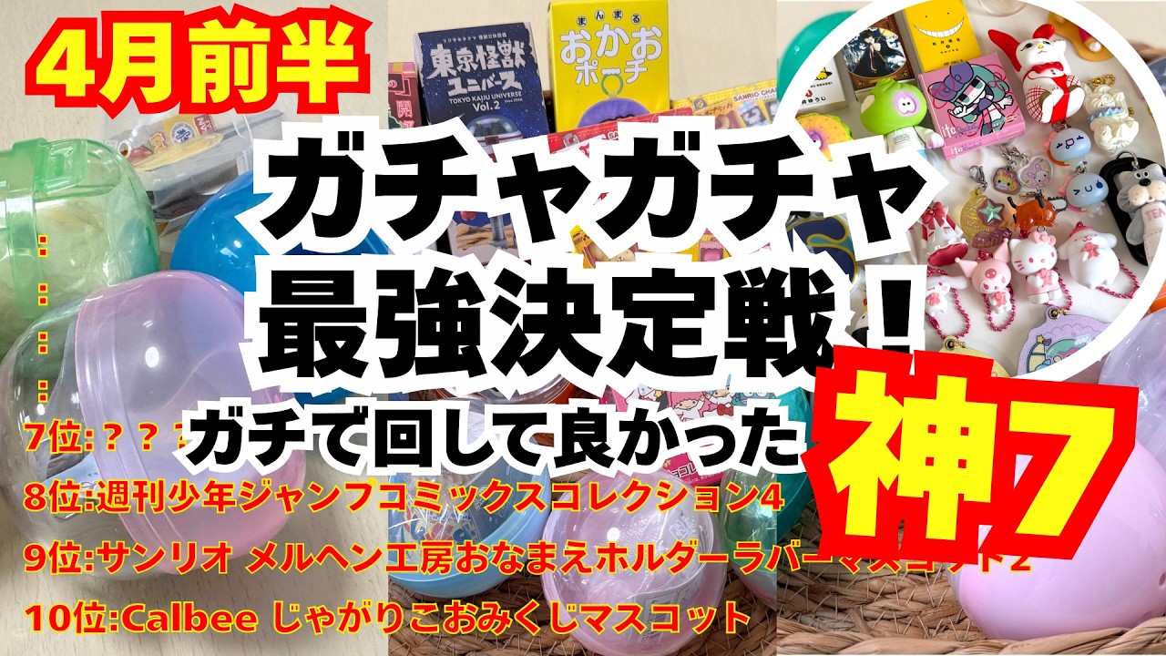 Gachapon] A hardcore fan's pick! First half of April! A biased and