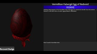 How to get Vermillion Fabergé Egg of Redvoid