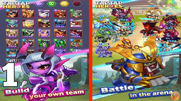 Taptap Heroes - Idle RPG - Walkthrough Part 1 Gameplay (iOS - Android)
