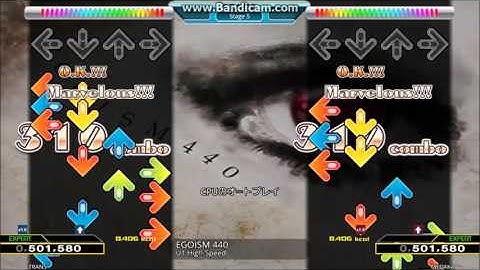 【DDR 2015】EGOISM 440 [SINGLE EXPERT] 譜面確認(クラップ付)