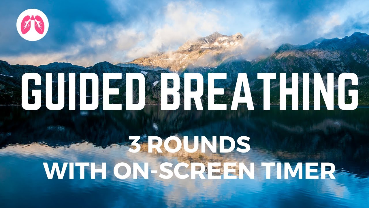 Guided Breathing (3 rounds with onscreen timer) 