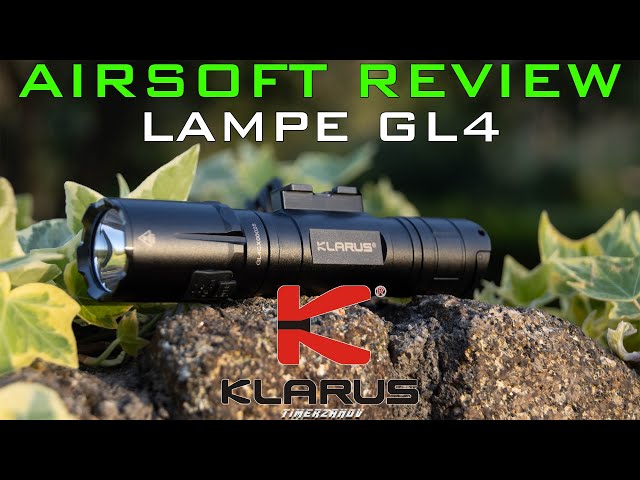 Airsoft Review #266 Klarus GL4 Lampe Tactique (Déballage et présentation)  (Klarus France) [FR] 