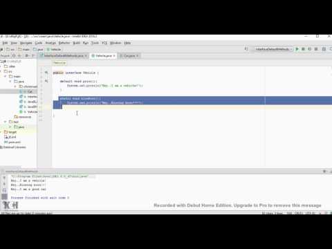 TAMIL  JAVA 8 DEFAULT METHODS IN INTERFACE