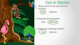 Fact and Opinion Review