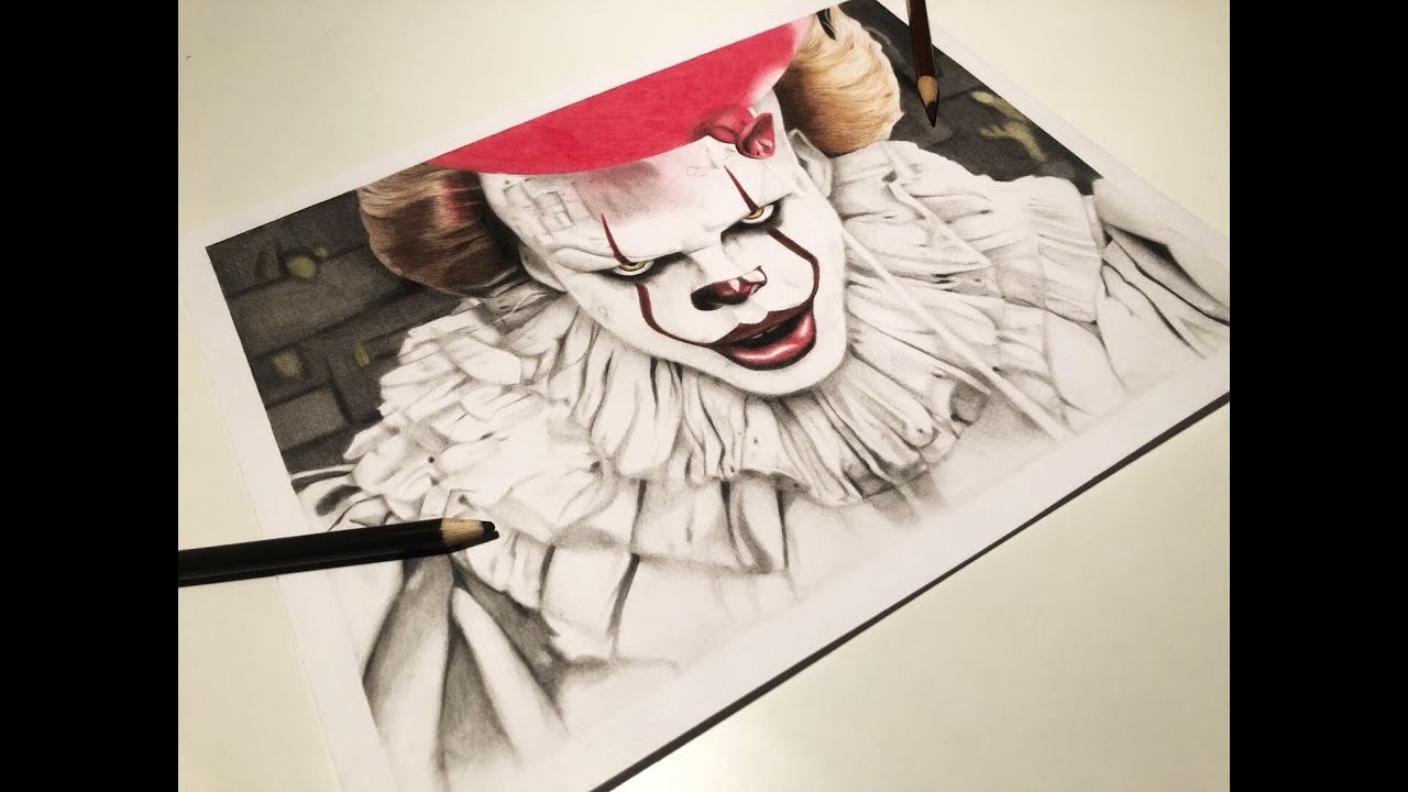 Drawing Pennywise 2017 - J Drawings