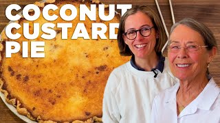 Coconut Custard Pie | Amanda Messes Up In The Kitchen