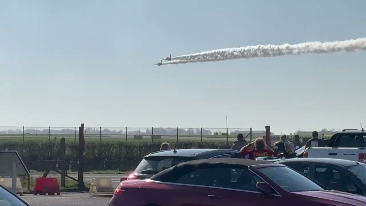 Red arrow’s pre season (2026) practice at RAF Waddington 