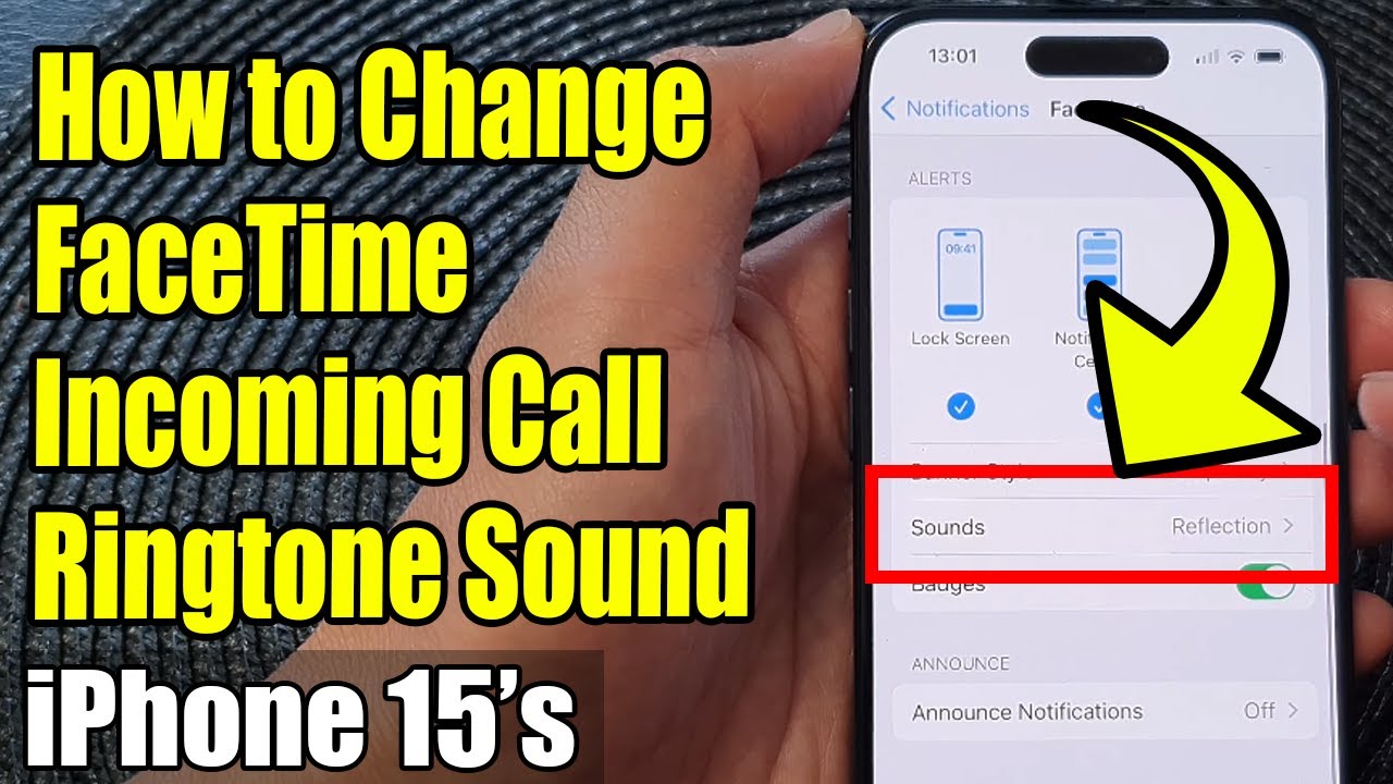 iPhone 15/15 Pro Max How to Change FaceTime Call Ringtone Sound YouTube