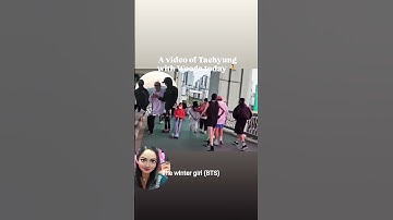 A video of Taehyung with Wooga today🏃🥰#taehyung #kimtaehyung #shortsfeed #shorts #youtubeshorts