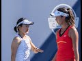 Abu Dhabi SF - 青山修子 Aoyama/柴原瑛菜 Shibahara v Kenin/Tomljanovic