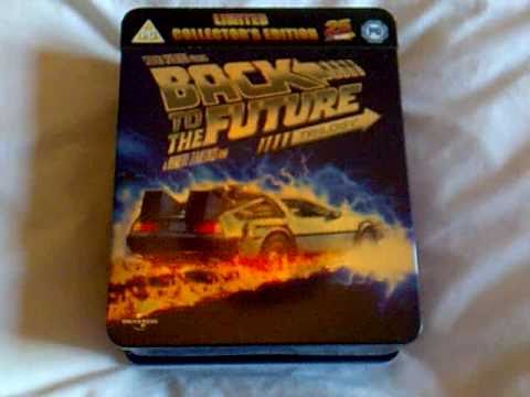 Back To The Future Blu Ray Trilogy Limited Edition Collectors Tin Review Unboxing