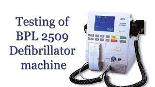 Testing of Defibrillator machine (How to check Defib machine) in Hindi with English CC