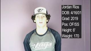 2017 Jordan Rios Baseball