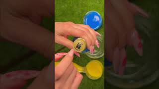 This Color Water Bubble Experiment You NEED To See 🫧 ASMR #asmr #colormixingmagic #watercolor