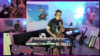 Thundercat - Them Changes: Live Looping Cover with alto sax