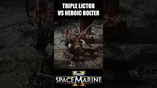 Triple Lictor VS Heroic Heavy Bolter #spacemarine2 #warhammer40k #gaming