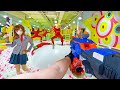 Nerf War | Amusement Park Battle 22 (Nerf First Person Shooter)