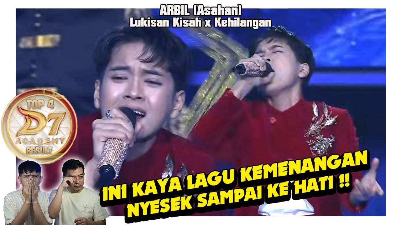 Berasa lagu kemenangan. Arbil (Asahan) Lukisan Kisah x Kehilangan. Sakitnya nyampe ke hati.