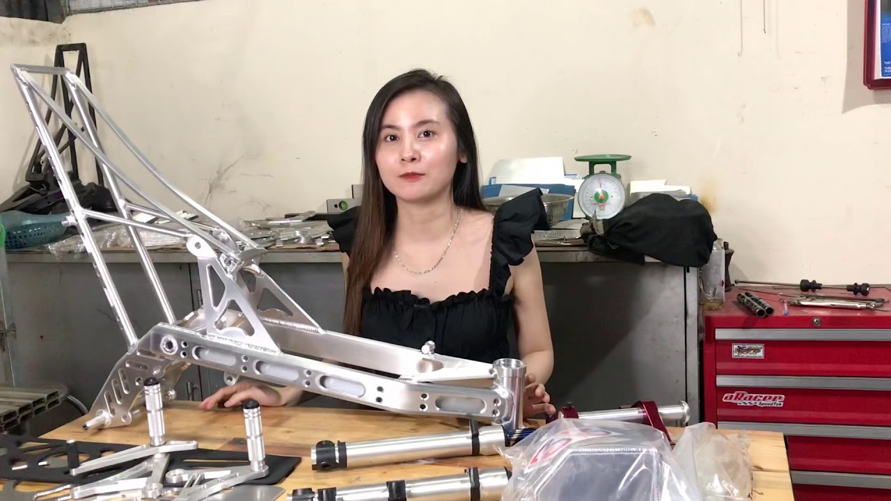 Sườn nhôm Wave S110 tại xưởng MD VIETNAM - Nữ Nhân Viên Mới - YouTube