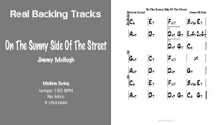 On The Sunny Side Of The Street - Real Jazz Backing Track - Play Along