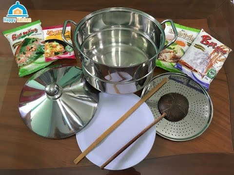 Video Nồi bánh cuốn đa năng Happy Kitchen - youtube
