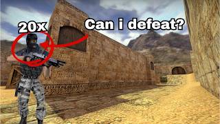 Can i defeat 20 Expert Bots while they are using knives (& my guns lol) [cs 1.6]