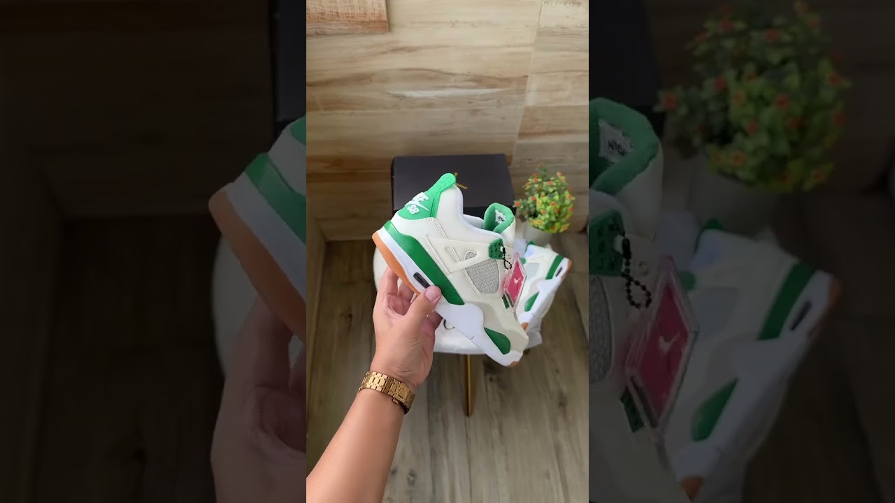 Jordan retro 4 check channel fr details| first copy shoes 