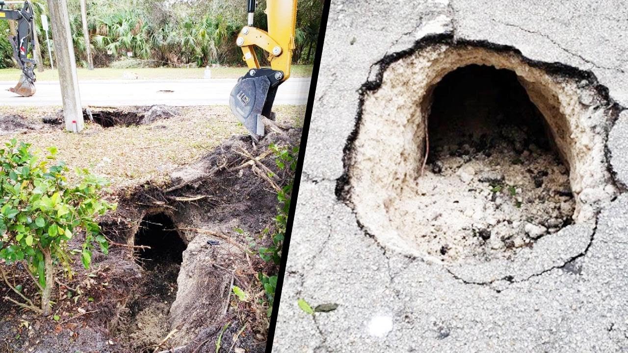Florida Cops Find Tunnel Under Road Near Bank YouTube