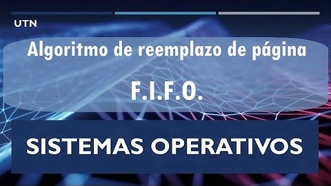 Sistemas Operativos - algoritmo de reemplazo de página - FIFO