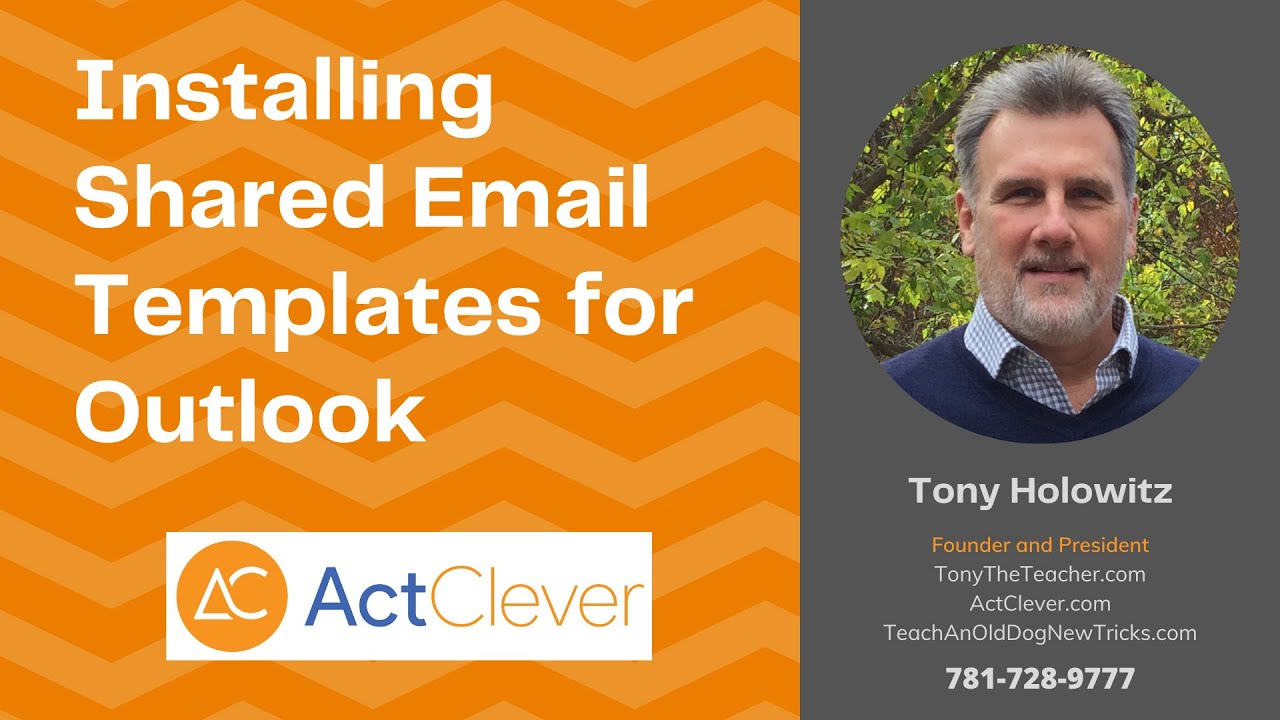 how to use shared email templates in outlook classic,... Installing Shared Email Templates for Outlook - YouTube