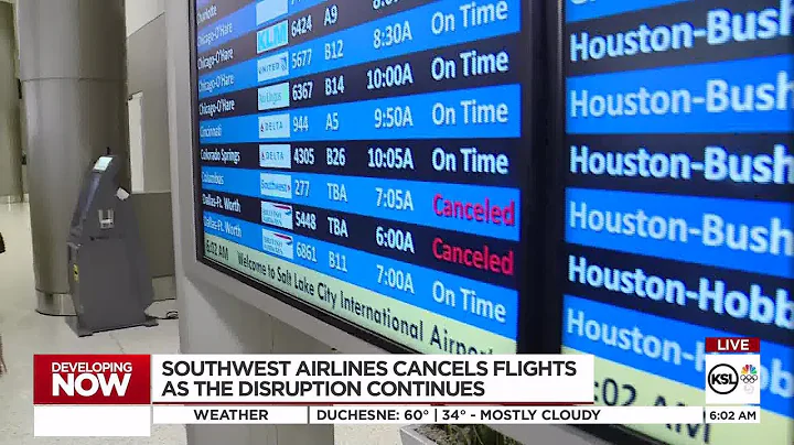 Southwest Airlines flight cancellations continue into Monday