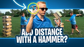 One weird disc golf drill to add distance (using a hammer)  | Physics of Form Ep. 5 Net Worth