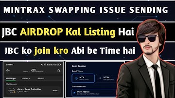 Mintrax Network Sending Issue, KYC Fee & JBC Airdrop Free Token Guide