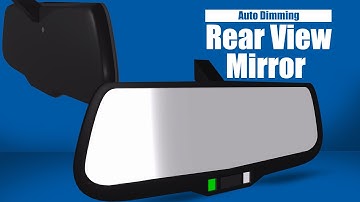 working method of an auto dimming rear view mirror | How does an auto dimming rear view mirror work?