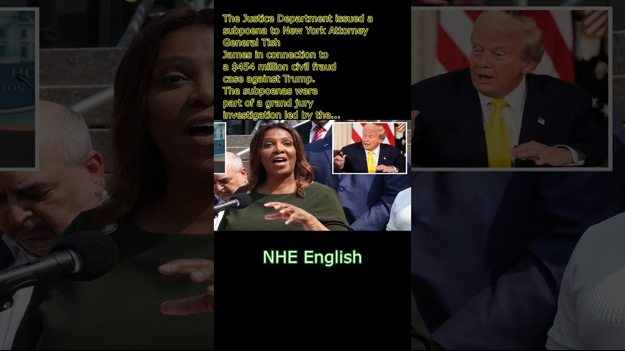 NY AG Tish James Subpoenaed By Justice Department Over 454M Civil Fraud Case Against Trump