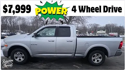 Do You need a 4WD TRUCK? These are Le$$ than $8k