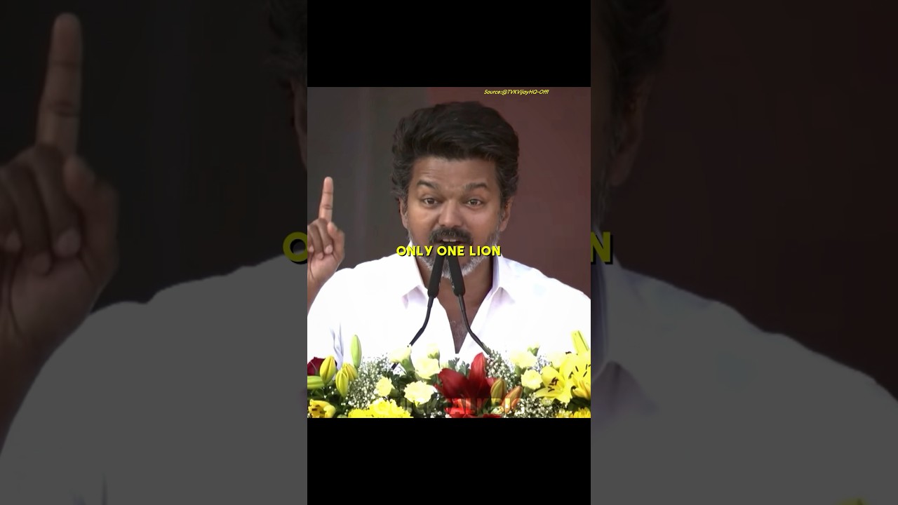 There Is Only One Lion 🔥 | Vijay Thalapathy video