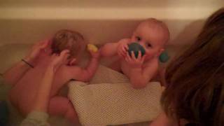 Bathtime with Henry, Aidan and Rylan