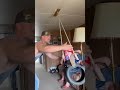 Dad Built a Tire Swing Inside and Larry Won't Stop Laughing #DadLife #PlaytimeGoals
